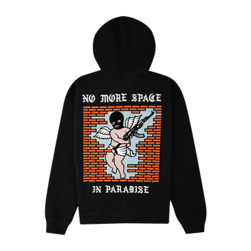NO MORE SPACE HOODIE BLACK