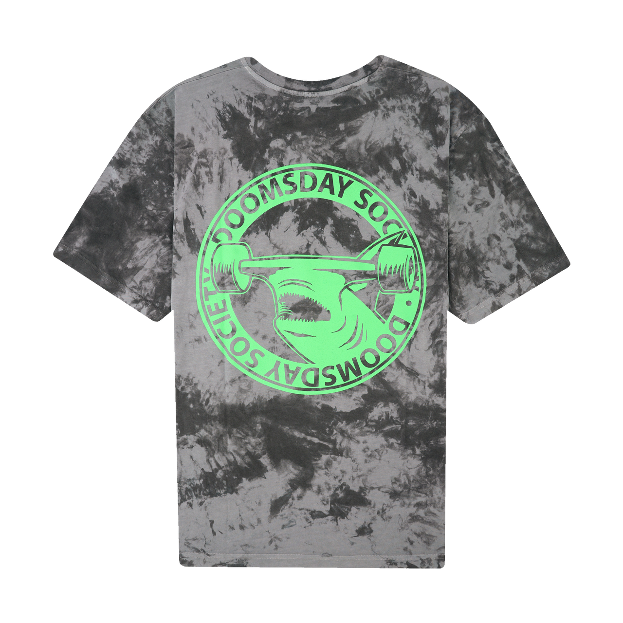HAMMERHEAD T SHIRT TIEDYE BLACK