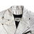 LEATHER BIKER JACKET WHITE