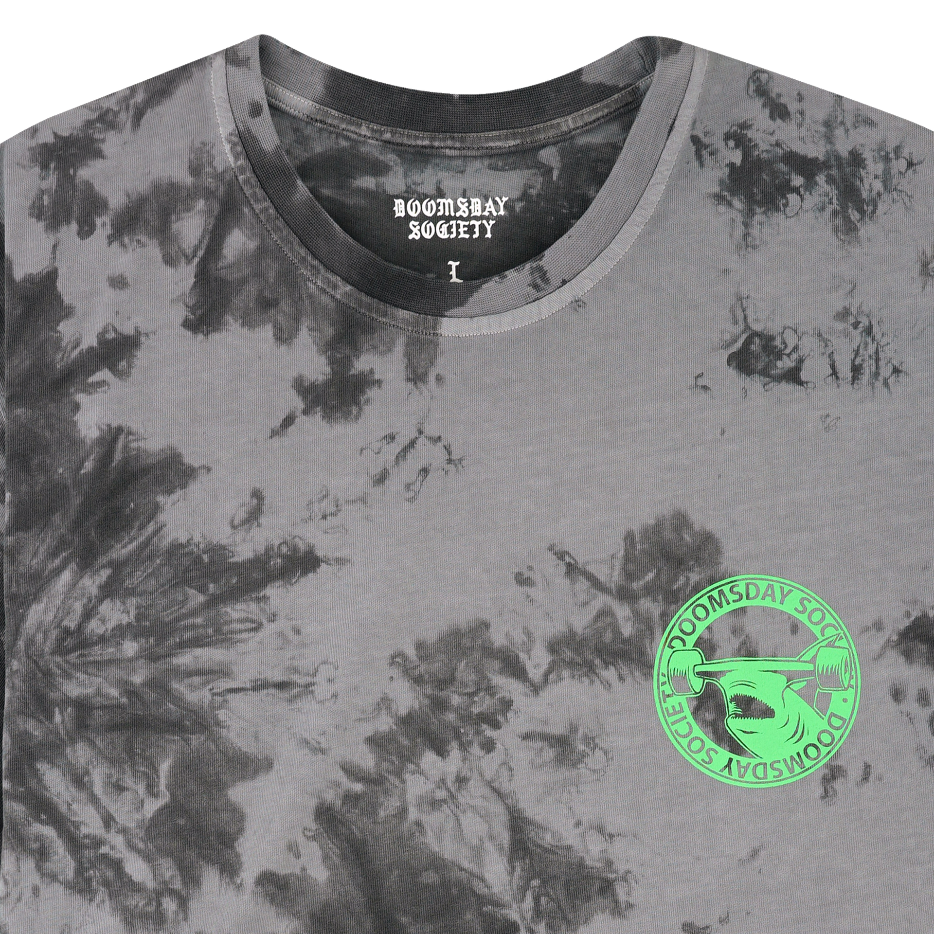 HAMMERHEAD T SHIRT TIEDYE BLACK