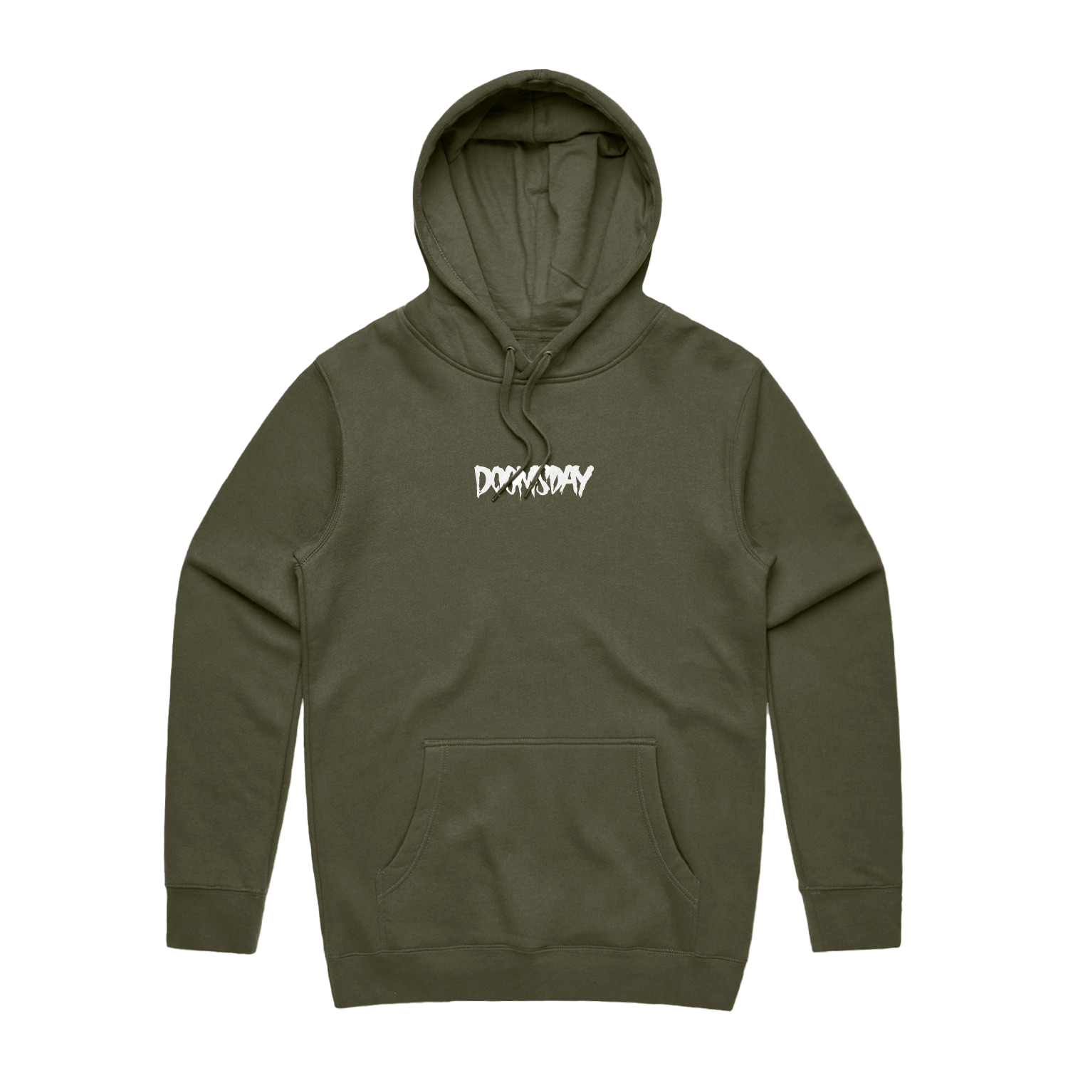 MINI LOGO HOODIE ARMY – DOOMSDAY SOCIETY