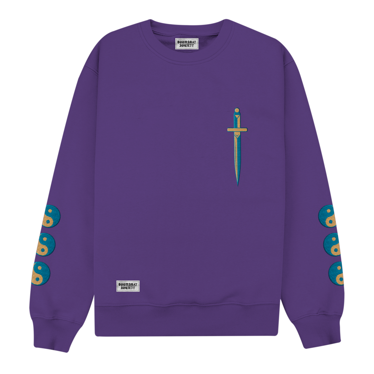 HERMETICISM EMBROIDERED CREWNECK