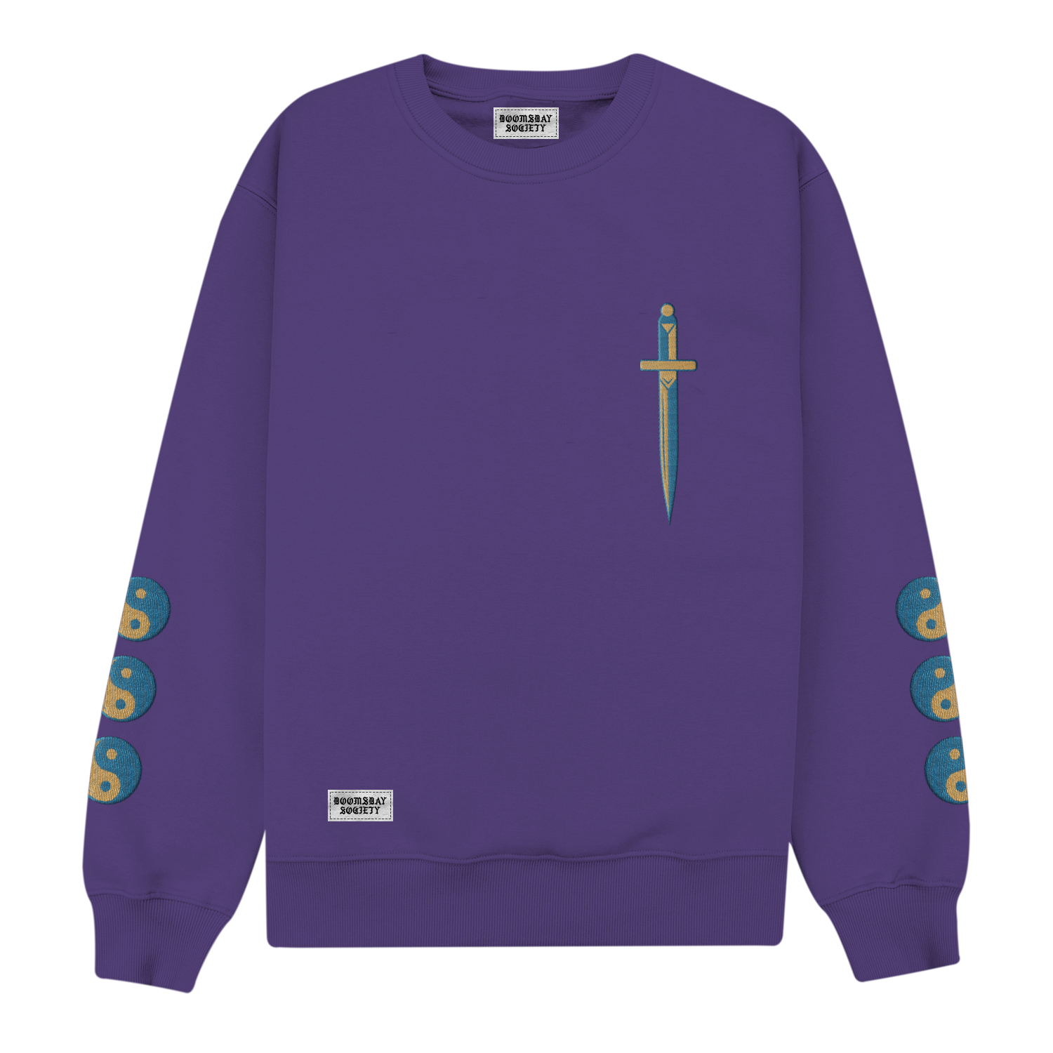 HERMETICISM EMBROIDERED CREWNECK