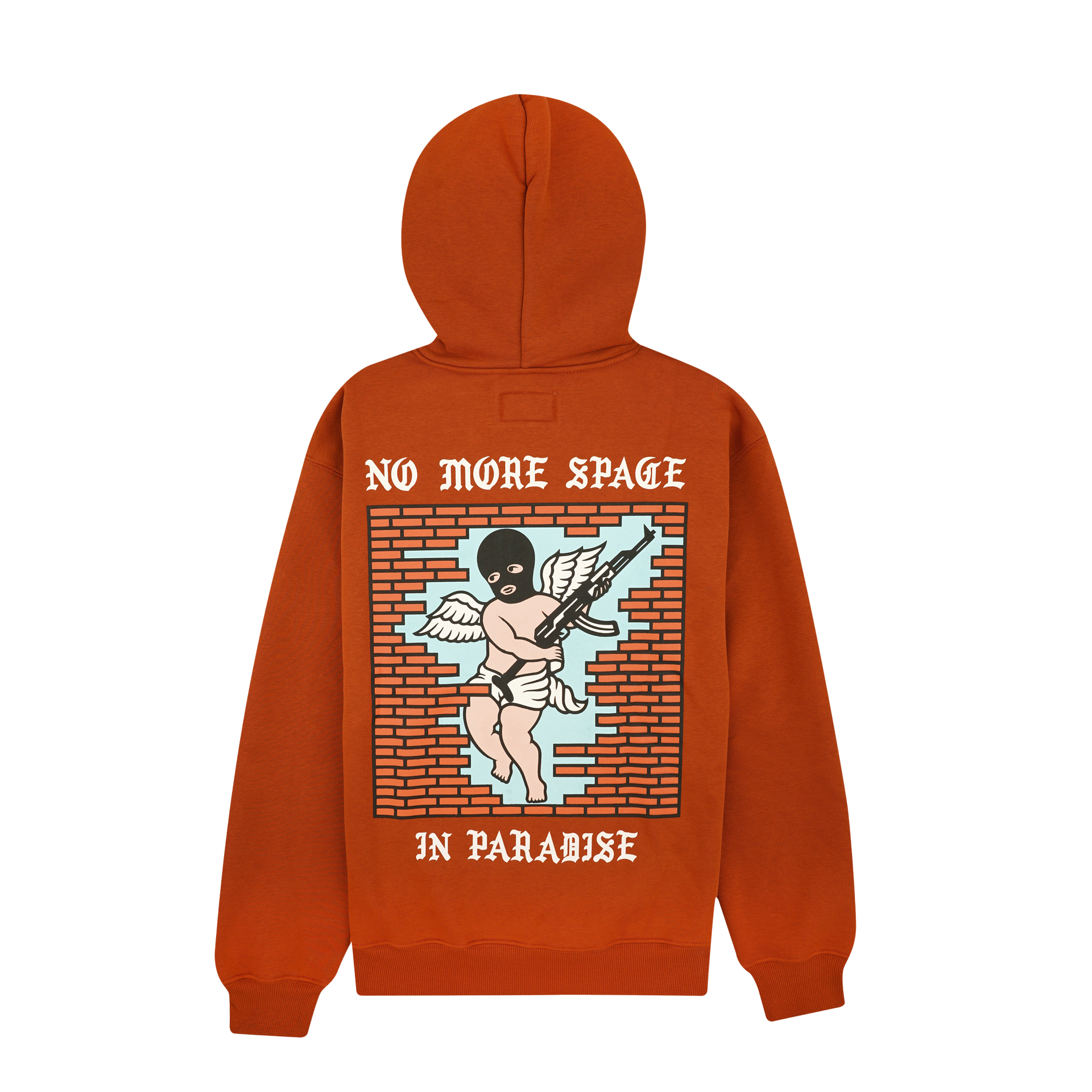 NO MORE SPACE HOODIE BROWN