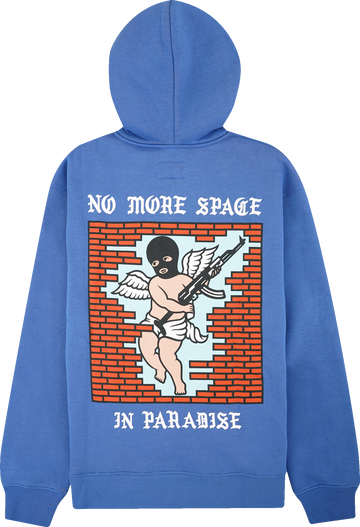 NO MORE SPACE HOODIE BLUE