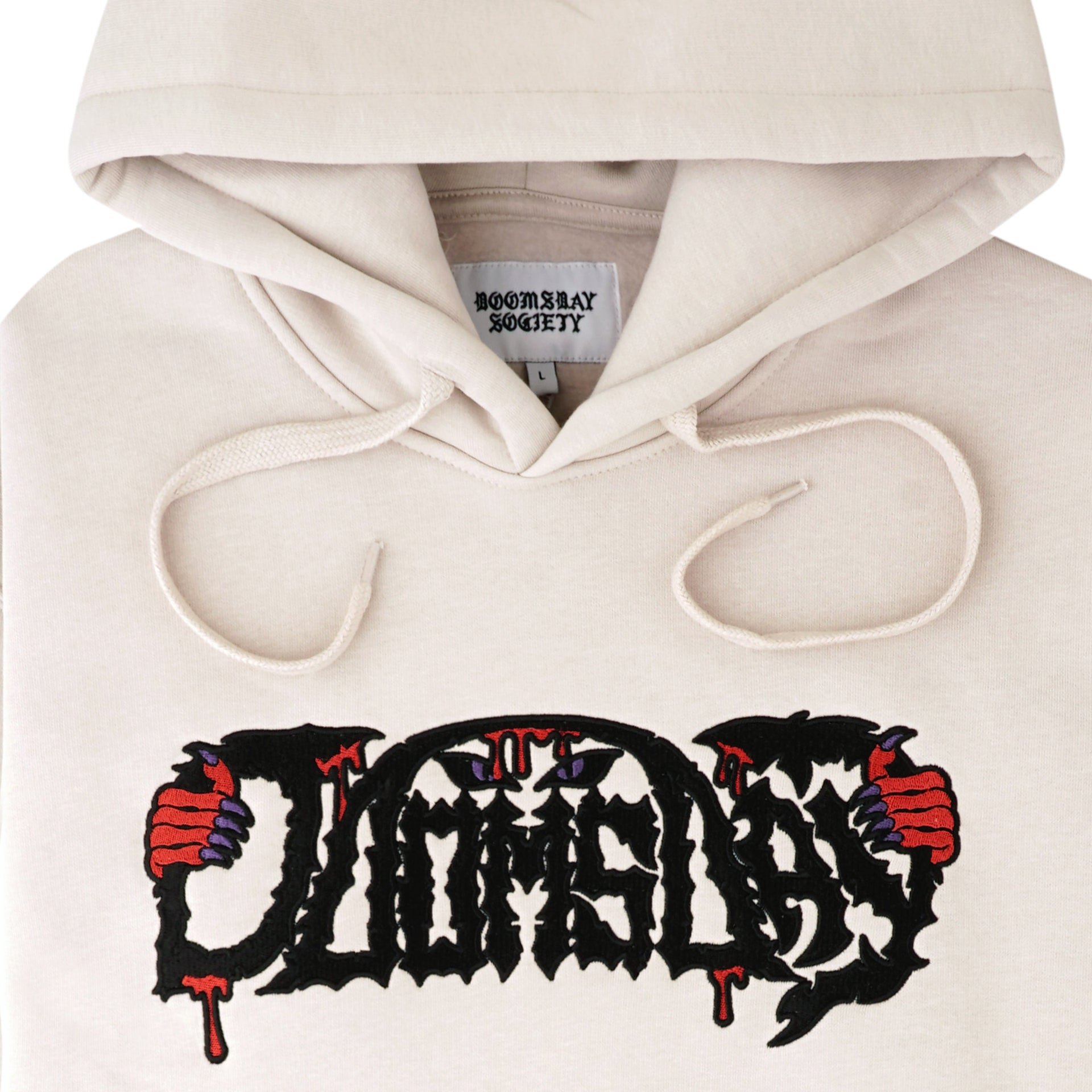 BLOODY EMBROIDERED HOODIE
