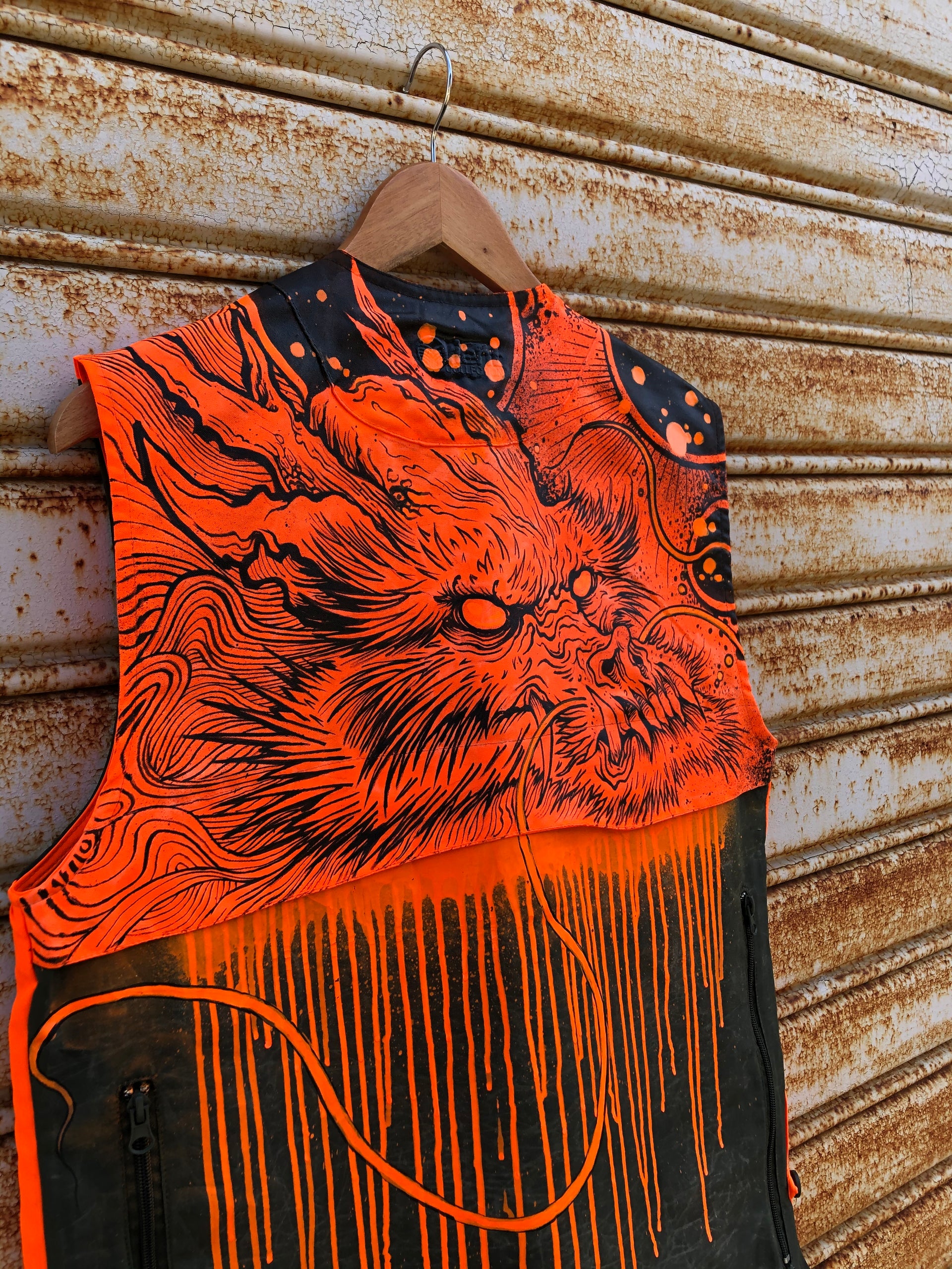 ONE PEACE "DRAGON" LIMITED EDITION DENIM VEST - SOLD OUT -