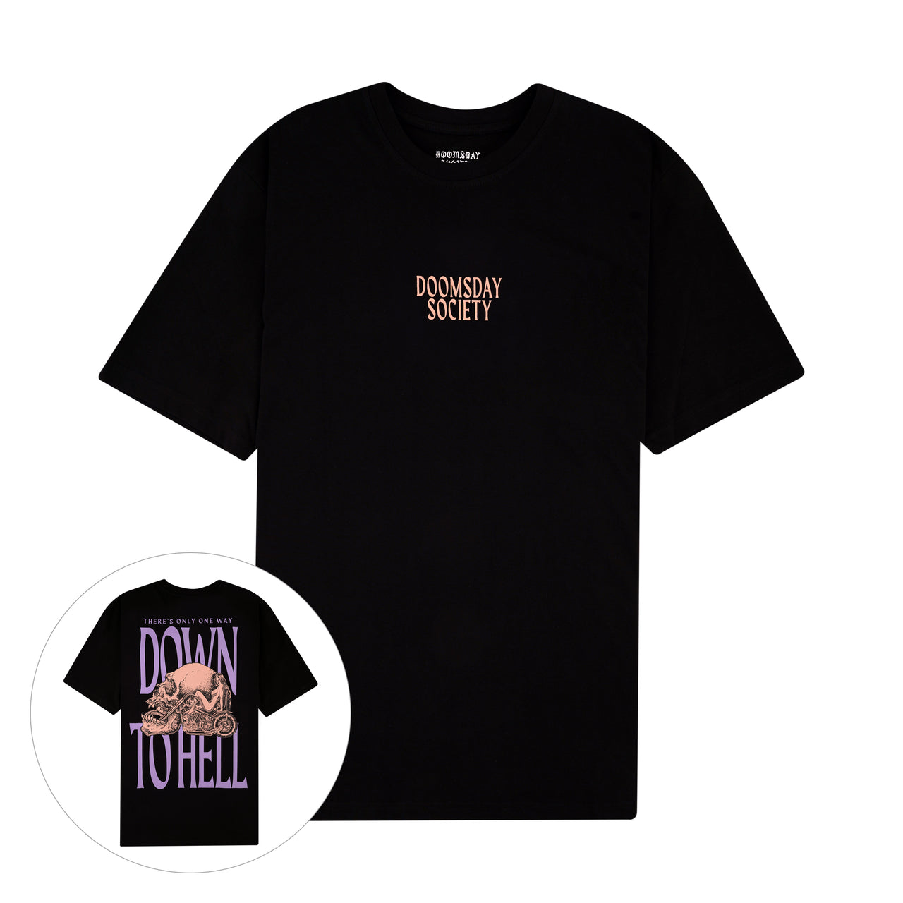 DOWN TO HELL T SHIRT