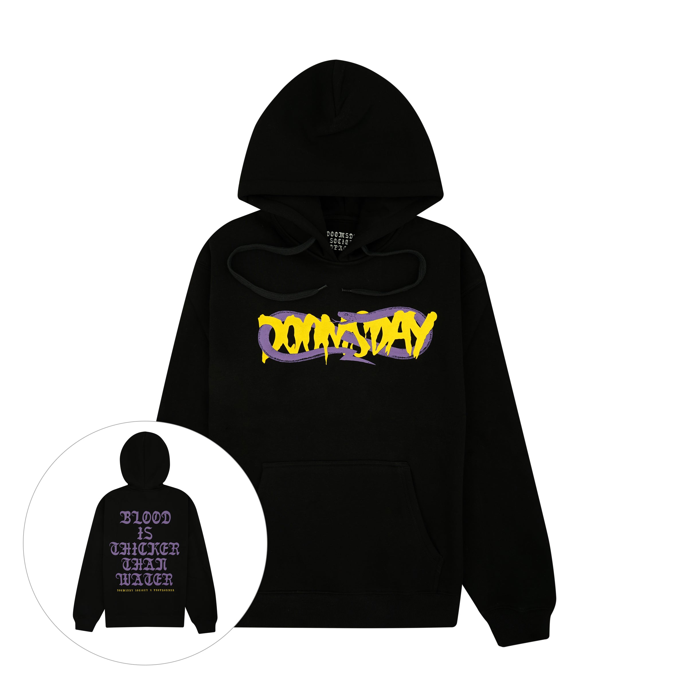 Felpa doomsday best sale nera
