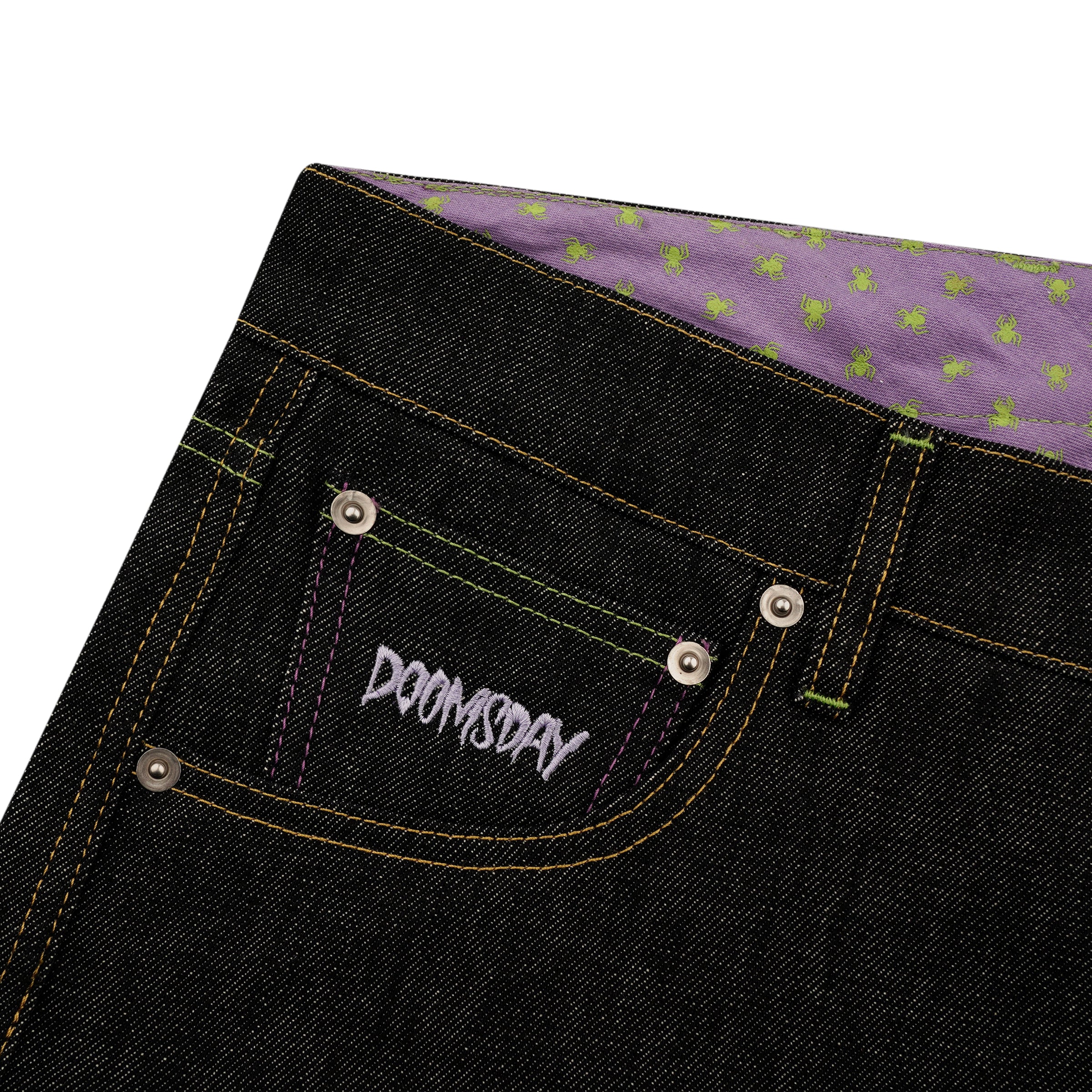 MINDBLOWN 5 POCKET DENIM JEANS • DOOMSDAY SOCIETY